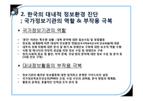 [국가정보론] 한국의 대내외적 정보환경 진단-11