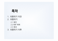[국제금융론] 한국의 외환위기의 원인, 경과, 이후의 변화-2