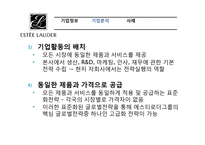[국제경영론] 글로벌 화장품 에스티로더 & 시세이도-9