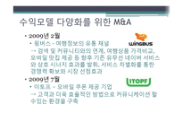 [경영조직론] NHN의 사업구조 확장, 경영전략-20