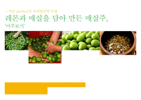 [가상제품] 레몬과 매실을 담아 만든 매실주 마케팅전략-1
