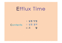 (이동현상실험) Efflux Time(유출 시간 측정 실험) 실험 결과-1