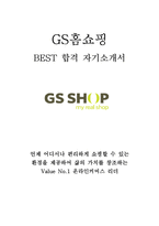 GS홈쇼핑 GS SHOP 최신 BEST 합격 자기소개서!!!!-1