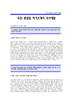 두산중공업자기소개서(두산중공업 자기소개서 예문)두산중공업 대졸공채 합격자기소개서(두산 합격 자소서)-1