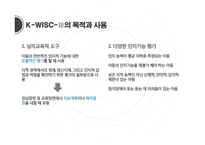 아동인지능력 평가 K-WISC-Ⅲ-2