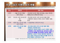 국내 스포츠 이벤트 개최 현황-14