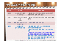 국내 스포츠 이벤트 개최 현황-16