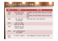 국내 스포츠 이벤트 개최 현황-20