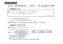 동사 파생의 유형과 논란에 대하여-6