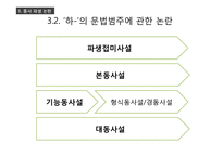동사 파생의 유형과 논란에 대하여-10