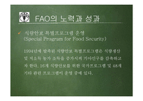 FAO의 성과와 한계 고찰-11