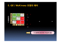 GE, McKinsey 모형 레포트-9