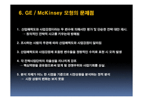 GE, McKinsey 모형 레포트-10