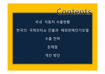 국내 자동차의 수출전략-2