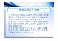 직무분석의 의의와 목적, 도구와 직무 조정-9