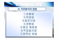 직무분석의 의의와 목적, 도구와 직무 조정-15