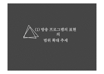 방송프로그램의 표현의 범위와 확대 추세 분석-3