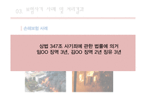 보험사기 사례 및 처리결과, 대처 및 향후 대응방향-20