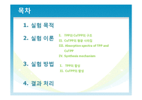TPP와 CuTPP 합성 레포트-2