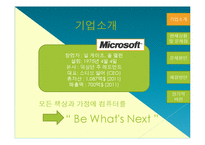 [경영전략] 마이크로 소프트 Microsoft의 상황 및 문제점 분석-3