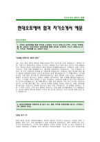현대오토에버 합격 자기소개서 -현대오토에버자기소개서예문(현대자동차그룹합격자소서) -현대자동차 현대오토에버 신입 입사지원서-1