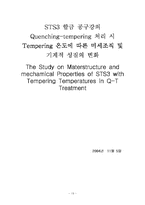 [졸업][기계금속재료공학] STS3 합금공구강의 Quenching-tempering 처리시 Tempering온도에 따른 미세조직-19