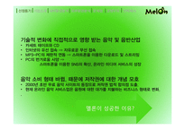 멜론 melon 기업분석과 마케팅사례분석및 멜론의 경쟁우위와 문제점및 새로운전략제안-4