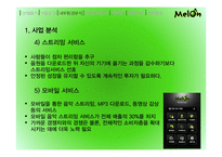 멜론 melon 기업분석과 마케팅사례분석및 멜론의 경쟁우위와 문제점및 새로운전략제안-12