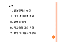 [일본경제]일본경제에 대한 분석과 전망 PPT자료-2