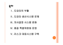 [도요타기업분석]도요타 경영전략분석-위기극복방안 PPT자료-2