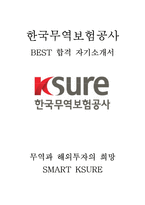 한국무역보험공사 KSURE 최신 BEST 합격 자기소개서!!!!-1