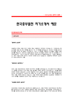[한국중부발전자기소개서] 한국중부발전 합격 자기소개서 예문_한국중부발전 합격 자소서 샘플_한국중부발전 공채 입사지원서-1