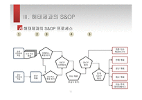 해태제과의 SCM 조사-S&OP중심으로-11