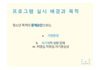 폭력 가해 청소년을 위한 집단 사회복지 실천 프로그램 계획-6