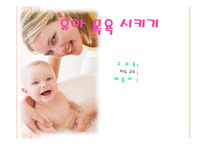 [보육학개론] 유아 목욕시키기(목용용품, 주의사항, 목욕순서) PPT 프레젠테이션-1