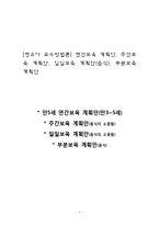 [영유아 교수방법론] 연간보육 계획안, 주간보육 계획안, 일일보육 계획안(음식), 부분보육 계획-1