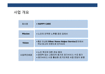 실버 도우미 사업 계획서-3