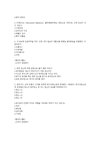 [조선대인강/환경과웰빙]2013하계 계절학기 단원평가모음-6