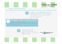 뚜레쥬르 tous les jours 마케팅전략분석과 브랜드분석및 뚜레쥬르 마케팅전략 제안-8