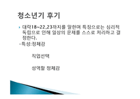 (인간행동과사회환경) 청소년기 신체적, 사회적, 심리적 특성 PPT 프레젠테이션-10