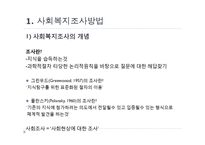 (사회복지개론) 사회복지조사방법-3