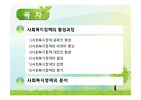 사회복지정책의 형성과정과 사회복지정책의 분석 PPT 프레젠테이션-2