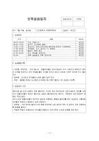 어린이마을 4주간 보육실습일지(보육실습기관현황, 보육실습일지, 실습생소감, 실습보고서)-17