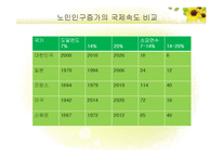 (노인복지론) 고령화사회와 노인 PPT 프레젠테이션-10
