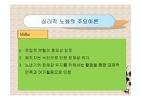 노인복지론(노화의 개념과 영역, 노화의 기초이론, 노년기 삶의 변화, 성공적노화) PPT 프레젠테이션-20