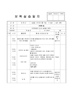 어린이집 3월 4주간 보육실습일지(보육실습기관현황, 보육실습일지, 실습생소감, 지도교사평가)-17