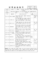 놀이방 4주간 보육실습일지(보육실습기관현황, 주간보육계획안, 보육실습일지, 실습생소감, 지도교사평가)-6