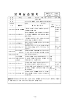 놀이방 4주간 보육실습일지(보육실습기관현황, 주간보육계획안, 보육실습일지, 실습생소감, 지도교사평가)-13