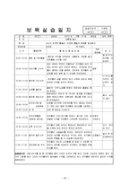 놀이방 4주간 보육실습일지(보육실습기관현황, 주간보육계획안, 보육실습일지, 실습생소감, 지도교사평가)-20