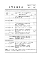 어린이집 7월~8월 4주간 보육실습일지(보육실습기관현황, 주간보육계획안, 실습생소감, 실습평가보고서)-13